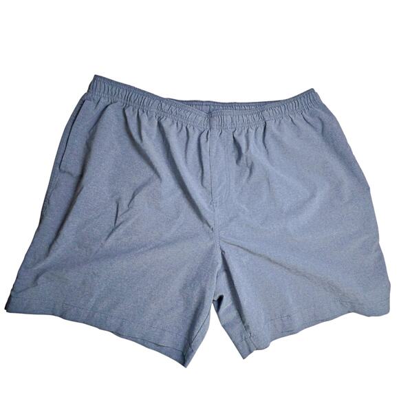 Chubbies Blue 6" Inseam Performance Zip Pocket Drawstring Shorts Gym Swim Every - Picture 2 of 7